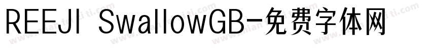 REEJI SwallowGB字体转换